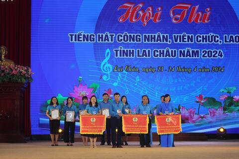 Hội thi Tiếng hát công nhân, viên chức, lao động tỉnh Lai Châu năm 2024